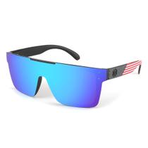 Óculos de Sol Polarizados FEISEDY B2990 - Quadrados Oversized Pretos
