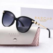 Óculos De Sol Polarizados Femininos UV400 Com Armação Em PC E Hastes Em Aço Inoxidável, Design De