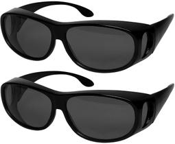 Óculos de Sol Polarizados Fit Over Success Eyewear - 100% UV - Para Homens e Mulheres