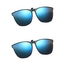 Óculos De Sol Polarizados Fotochromic Para Homens Com Clip-On Visão Noturna Antirreflexo Vintage