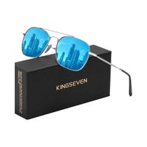 Óculos De Sol Polarizados KINGSEVEN Com Armação Fina De Metal Liga Antirreflexo Para Dirigir