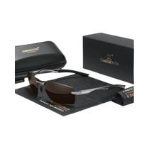 Óculos de Sol Polarizados Masculinos Kingseven UV400 - Armação de Alumínio