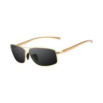 Óculos de Sol Polarizados Masculinos VEITHDIA - Armação de Alumínio Vintage - UV400