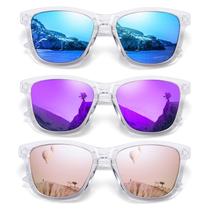 Óculos de Sol Polarizados MEETSUN UV400 - Pacote com 3