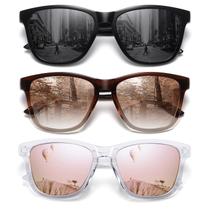 Óculos de Sol Polarizados MEETSUN UV400 - Pacote com 3