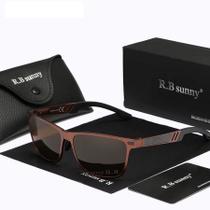 óculos de sol polarizados para homens e mulheres estilo retangulares design piloto Uv400 óculos de sol polarizados para homens e mulheres estilo retangulares design piloto Uv400