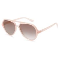 Óculos de Sol Polarizados SOJOS Classic Aviator SJ2201 - Rosa/Marrom