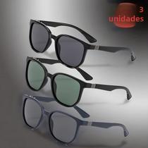 Óculos De Sol Polarizados Unissex, 3 Peças, Anti-reflexo, Quadrados, Para Viagens Ao Ar Livre, Óculos De Sol Polarizados Unissex, 3 Peças, Anti-reflexo, Quadrados, Para Viagens Ao Ar Livre,