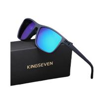 Óculos De Sol Polarizados Unissex UV400 KINGSEVEN, Lentes Espelhadas De Grande Formato, Óculos De