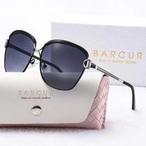 Óculos De Sol Polarizados UV Femininos, Multicoloridos, Com Armação De Metal, Caixa De Presente Para