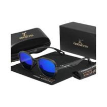 Óculos De Sol Polarizados UV400 KINGSEVEN Luxuosos Com Armação Redonda Moda Casual Para Mulheres
