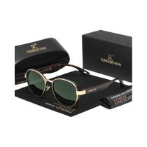 Óculos De Sol Polarizados UV400 KINGSEVEN Luxuosos Com Armação Redonda Moda Casual Para Mulheres