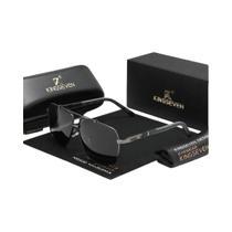Óculos De Sol Polarizados UV400 Masculinos Com Armação Grande, Óculos De Luxo Para Condução Ao Ar