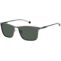 Óculos de Sol Polaroid 2159 G S X80 58UC Cinza Masculino Óculos de Sol Polaroid 2159 G S X80 58UC Cinza Masculino