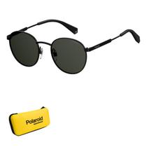 Óculos de Sol Polaroid Unissex Preto Polarizado PLD 2053/S 807 51M9 S Óculos de Sol Polaroid Unissex Preto Polarizado PLD 2053/S 807 51M9 S