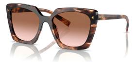 Óculos De Sol Prada Caramel Tortoise Pr 23zs 07r0a6 54 Cor Marrom Cor Da Armação Marrom Cor Da Haste Marrom Cor Da Lente Marrom