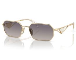 Óculos De Sol Prada Catwalk Dourado PRA51S ZVN30C-58 Óculos De Sol Prada Catwalk Dourado PRA51S ZVN30C-58