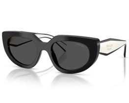 Óculos De Sol Prada Design Preto Brilho PRD02S 20G08Z-53