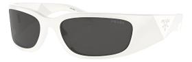 Óculos De Sol Prada Pr A14s 1425s0 60-18 120 Borboleta Branco-talco Cinza-escuro Óculos De Sol Prada Pr A14s 1425s0 60-18 120 Borboleta Branco-talco Cinza-escuro