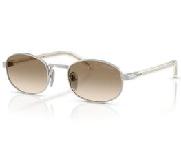 Óculos De Sol Prada Signature Prata PRB53S 1BC80K-52 Óculos De Sol Prada Signature Prata PRB53S 1BC80K-52