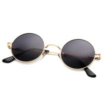 Óculos de sol Pro Acme pequenos redondos polarizados UV400 dourado/preto Óculos de sol Pro Acme pequenos redondos polarizados UV400 dourado/preto