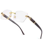 Óculos de sol Pro Acme Rimless Retangle para homens e mulheres Óculos de sol Pro Acme Rimless Retangle para homens e mulheres