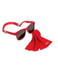 Óculos de Sol Proteção 100% UVA UVB Baby Vermelho Buba