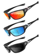 Óculos de sol QALLY Polarized UV400 Sports Wrap-Around