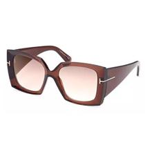 Óculos de sol quadrado acetato marrom - Tom Ford ROSE