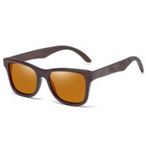 Óculos de Sol Quadrado Artesanal Hastes de Madeira EZREAL Lentes Polarizada com Proteção uv400 Óculos de Sol Quadrado Artesanal Hastes de Madeira EZREAL Lentes Polarizada com Proteção uv400