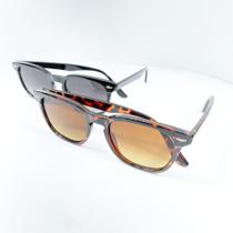 Óculos de sol quadrado detalhe metal frontal fashion moda CÓD:5020-144