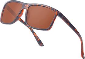 Óculos De Sol Quadrado Lentes com Proteção Uv400 Moderno