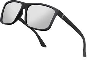 Óculos De Sol Quadrado Lentes com Proteção Uv400 Moderno