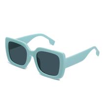 Óculos De Sol Quadrado Luxo Feminino Proteção UV400 Acompanha Case