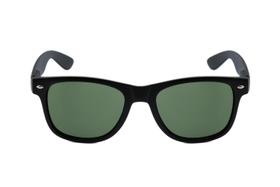 Óculos De Sol Quadrado Preto Clássico Com Proteção UV