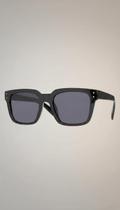 Óculos de Sol Quadrado Preto UV400 Polarizado Grande