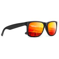 Óculos De Sol Quadrado Proteção UV400 Polarizado Esportivo Unissex Laranja 4165 Óculos De Sol Quadrado Proteção UV400 Polarizado Esportivo Unissex Laranja 4165