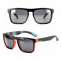 Óculos De Sol Quadrado Retrô Unissex Uv400 Praia
