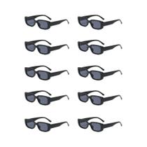 Óculos De Sol Quadrados Da Moda, 10 Peças, Óculos Decorativos Para Viagens Diárias E Acessórios De