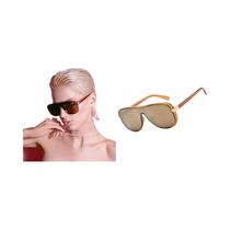 Óculos De Sol Quadrados Oversized Femininos Com Proteção UV400, Peça Única, Com Lentes Recicladas