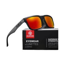 Óculos de Sol Quadrados Polarizados Kdeam - Estilo Masculino para Atividades ao Ar Livre Óculos de Sol Quadrados Polarizados Kdeam - Estilo Masculino para Atividades ao Ar Livre