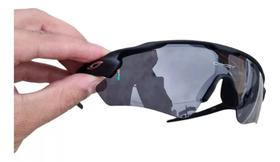 Oculos de Sol Radar Ev Preto All Black Juliet Polarizado Pinado Doublexx Vilão Flak - TOPLUPAS