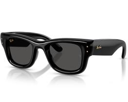 Óculos De Sol Ray Ban Aap Rocky Wayfarer Puffer Preto RB4940 60187-47