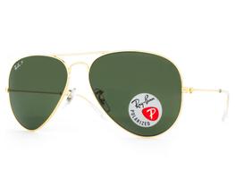 Óculos de Sol Ray Ban Aviador Polarizado RB3025L 001/58-58