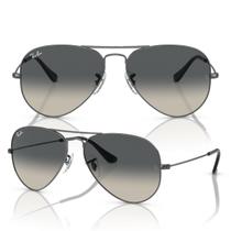 Óculos De Sol Ray Ban Aviator Gradient RB3025 Tamanho 58 Óculos De Sol Ray Ban Aviator Gradient RB3025 Tamanho 58