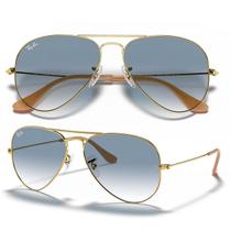 Óculos De Sol Ray Ban Aviator Gradient RB3025L Tamanho 58 Óculos De Sol Ray Ban Aviator Gradient RB3025L Tamanho 58