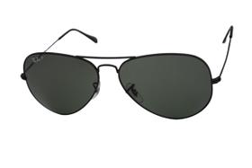 óculos de sol Ray Ban aviator large mod rb3025 002/58 tamanho 62 polarizado