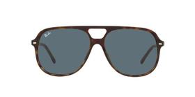 Óculos de Sol Ray-Ban Bill RB2198 902 R5 Tartaruga Lente Azul Tam 56