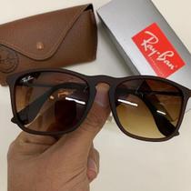 Óculos de Sol Ray Ban Chris RB4187 Marrom Fosco Óculos de Sol Ray Ban Chris RB4187 Marrom Fosco
