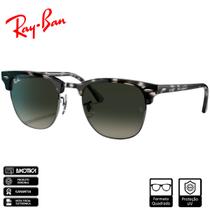 Óculos de Sol Ray-Ban Clubmaster Fleck Polido Havana Cinza Cinza Degradê - RB3016 133671 51-21